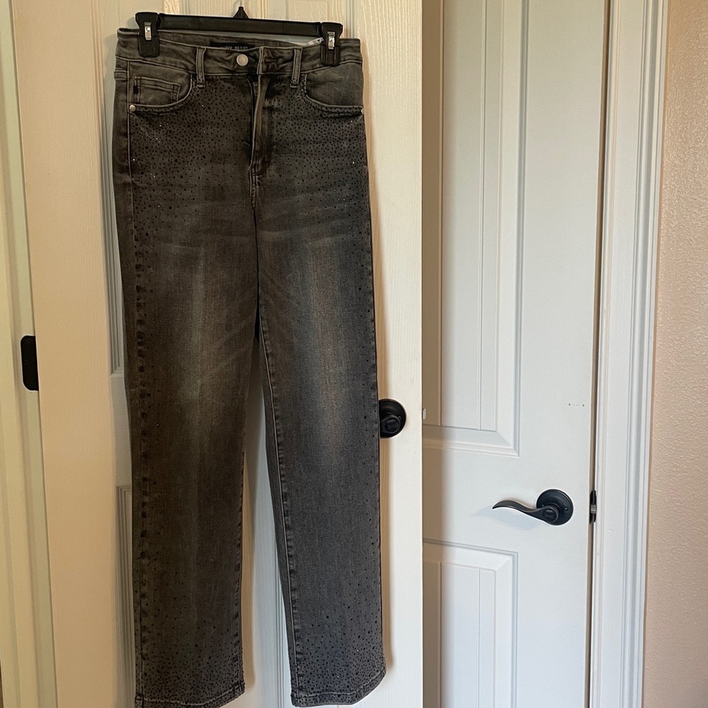 Judy Blue Black/Gray studded Jeans